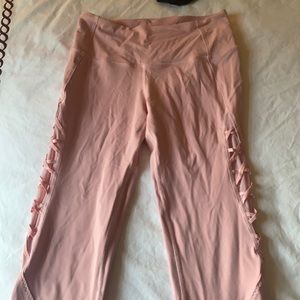 Blush/baby pink leggings